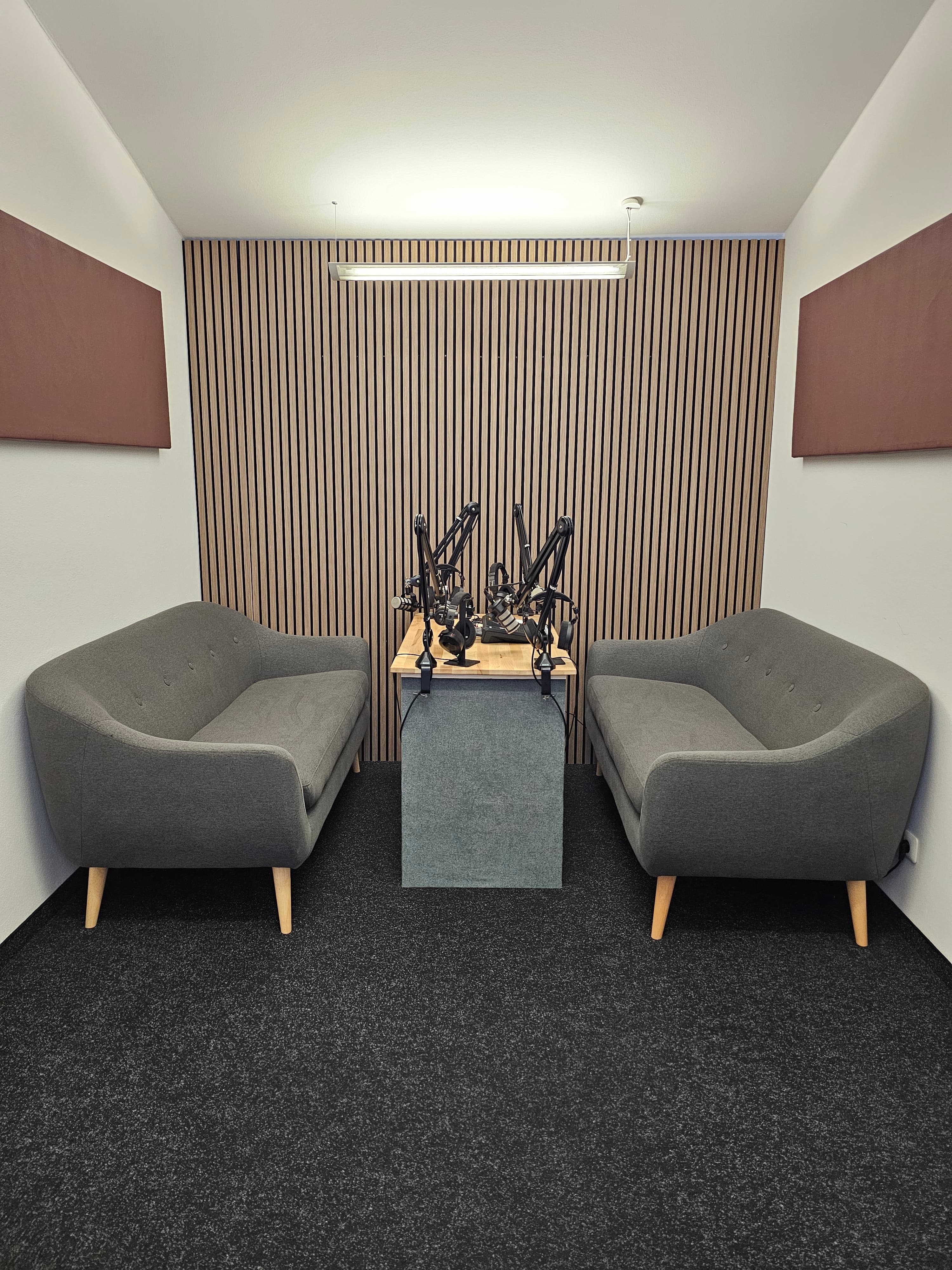 Podcast Studio im Alpraum Workspace in Oberstdorf